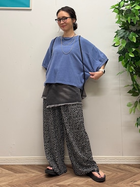 「Right-on（ライトオン）のアイテム」を使った、いのうえまいさん（レディース・158cm）の夏コーディネート