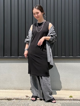 「Right-on（ライトオン）のアイテム」を使った、いのうえまいさん（レディース・158cm）の夏コーディネート