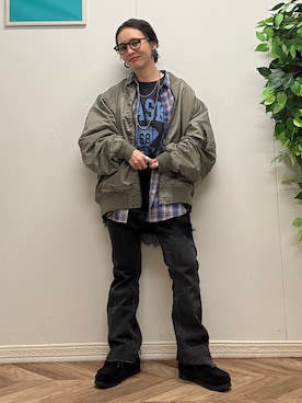 「BACK NUMBER（バックナンバー）のアイテム（ジャケット/アウター）」を使った、いのうえまいさん（レディース・158cm）の秋コーディネート