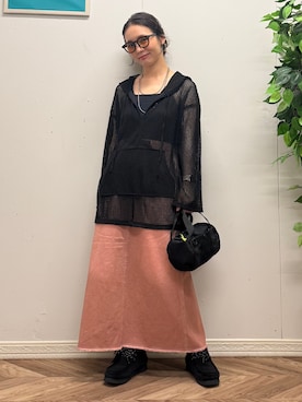 「BACK NUMBER（バックナンバー）のアイテム」を使った、いのうえまいさん（レディース・158cm）の秋コーディネート