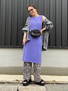 「Right-on（ライトオン）のアイテム」を使った、いのうえまいさん（レディース・158cm）の夏コーディネート