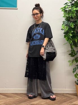 「Right-on（ライトオン）のアイテム」を使った、いのうえまいさん（レディース・158cm）の夏コーディネート