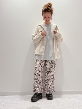 「HONEYSUCKLE ROSE（ハニーサックルローズ）のアイテム（その他アウター）」を使った、y...maiさん（レディース・157cm）の秋コーディネート