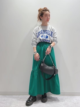 「Right-on（ライトオン）のアイテム」を使った、いのうえまいさん（レディース・157cm）の冬コーディネート