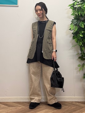 いのうえまいさん（レディース・158cm）の夏コーディネート
