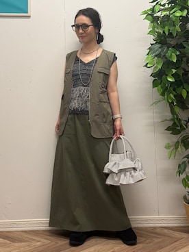 いのうえまいさん（レディース・158cm）の夏コーディネート
