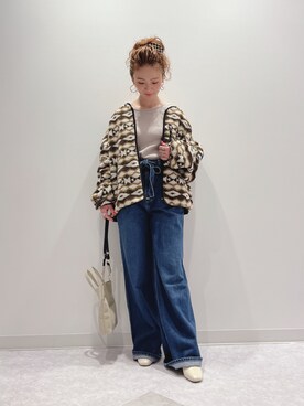 「CAMP7（キャンプセブン）のアイテム（その他アウター）」を使った、y...maiさん（レディース・157cm）の秋コーディネート