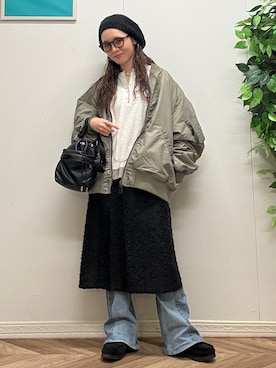 「BACK NUMBER（バックナンバー）のアイテム」を使った、いのうえまいさん（レディース・158cm）の秋コーディネート
