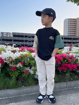 「CAMP7」｜「アイテム（キャップ）」を使った、y...maiさん（レディース・157cm）の春コーディネート