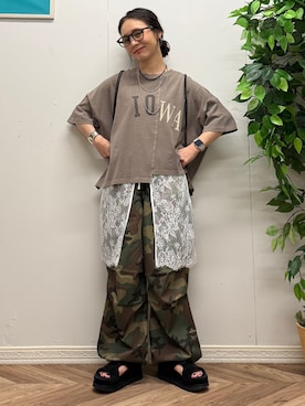 「Right-on（ライトオン）のアイテム」を使った、いのうえまいさん（レディース・158cm）の夏コーディネート