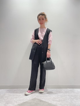 「HONEYSUCKLE ROSE（ハニーサックルローズ）のアイテム（ジャケット/アウター）」を使った、y...maiさん（レディース・157cm）の春コーディネート