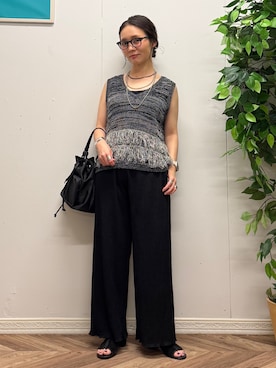 「Right-on（ライトオン）のアイテム」を使った、いのうえまいさん（レディース・158cm）の夏コーディネート