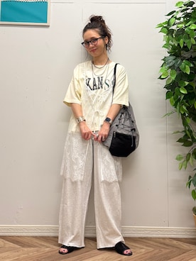 「Right-on（ライトオン）のアイテム」を使った、いのうえまいさん（レディース・158cm）の夏コーディネート