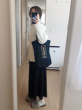 「FRAMeWORK（フレームワーク）のアイテム（ワンピース/ドレス）」を使った、t  i c aさん（レディース・153cm）の春コーディネート
