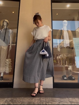 まなかさん（レディース・164cm）の夏コーディネート