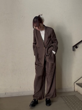 「ITEMS URBANRESEARCH（アイテムズ アーバンリサーチ）のアイテム」を使った、まなかさん（レディース・164cm）の秋コーディネート