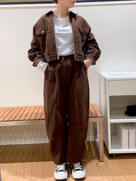 まなかさん（レディース・164cm）の冬コーディネート