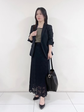 「レディーススーツ」｜ukiさん（レディース・150cm）の夏コーディネート
