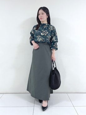 「UNTITLED（アンタイトル）のアイテム（スカート）」を使った、ukiさん（レディース・150cm）の秋コーディネート
