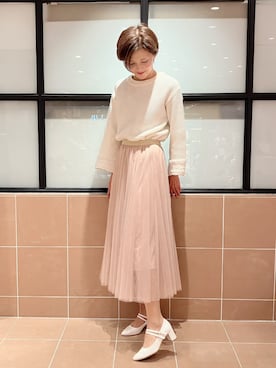 「ESPERANZA（エスペランサ）のアイテム」を使った、Ｋさん（レディース・163cm）の春コーディネート