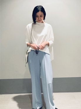 「NE QUITTEZ PAS!（ヌキテパ）のアイテム」を使った、Furuさん（レディース・164cm）の春コーディネート