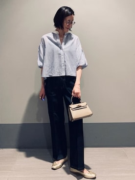 「AULENTTI（オウレンティ）のアイテム」を使った、Furuさん（レディース・164cm）の春コーディネート