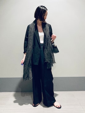 「madras（マドラス）のアイテム」を使った、Furuさん（レディース・164cm）の春コーディネート