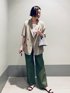 「DRESSTERIOR（ドレステリア）のアイテム」を使った、Furuさん（レディース・164cm）の春コーディネート