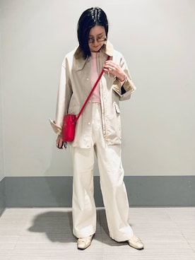 「DESVISIO（デヴィジオ）のアイテム」を使った、Furuさん（レディース・164cm）の春コーディネート
