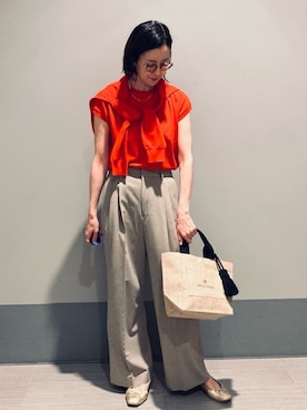 「DRESSTERIOR（ドレステリア）のアイテム」を使った、Furuさん（レディース・164cm）の春コーディネート