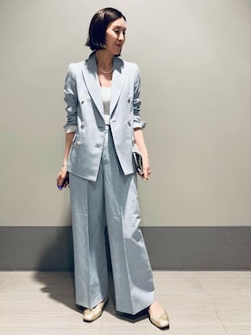 「NE QUITTEZ PAS!（ヌキテパ）のアイテム」を使った、Furuさん（レディース・164cm）の冬コーディネート