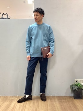 「TAKEO KIKUCHI（タケオキクチ）のアイテム」を使った、シュンさん（メンズ・167cm）の春コーディネート