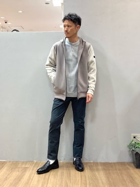 「TAKEO KIKUCHI（タケオキクチ）のアイテム」を使った、シュンさん（メンズ・167cm）の春コーディネート