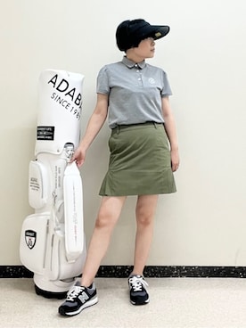 「アイテム（サンバイザー）」を使った、kimaさん（レディース・158cm）の夏コーディネート