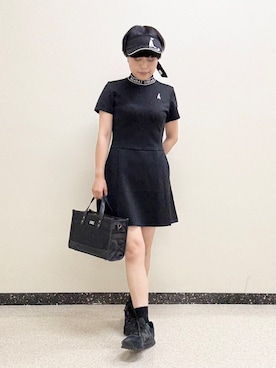「アイテム（サンバイザー）」を使った、kimaさん（レディース・158cm）の夏コーディネート