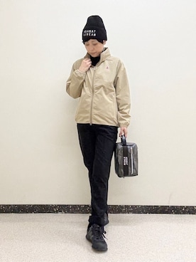 「ADABAT STREAM（アダバットストリーム）のアイテム」を使った、kimaさん（レディース・158cm）の冬コーディネート