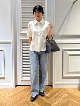 「DRESSTERIOR（ドレステリア）のアイテム（Tシャツ/カットソー）」を使った、cocoさん（レディース・151cm）の夏コーディネート