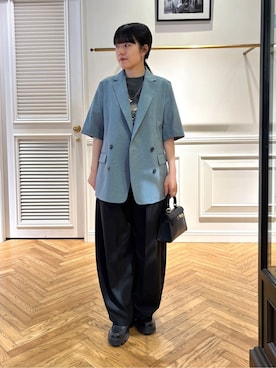 「AULENTTI（オウレンティ）のアイテム」を使った、cocoさん（レディース・151cm）の春コーディネート