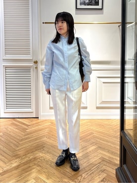 「AULENTTI（オウレンティ）のアイテム」を使った、cocoさん（レディース・151cm）の春コーディネート