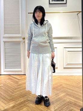 「AULENTTI（オウレンティ）のアイテム」を使った、cocoさん（レディース・151cm）の春コーディネート