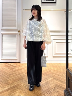 「NE QUITTEZ PAS!（ヌキテパ）のアイテム」を使った、cocoさん（レディース・151cm）の春コーディネート