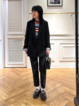 「AULENTTI（オウレンティ）のアイテム」を使った、cocoさん（レディース・151cm）の春コーディネート