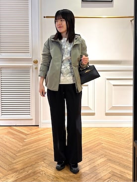 「AULENTTI（オウレンティ）のアイテム」を使った、cocoさん（レディース・151cm）の春コーディネート