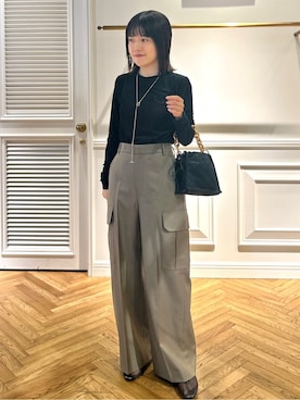 「Kassiopea（カシオペア）のアイテム」を使った、cocoさん（レディース・151cm）の秋コーディネート