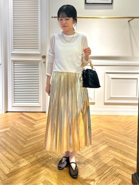 「Kassiopea（カシオペア）のアイテム」を使った、cocoさん（レディース・151cm）の秋コーディネート
