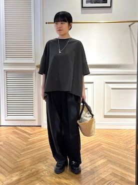 「Airpapel（エアパペル）のアイテム」を使った、cocoさん（レディース・151cm）の春コーディネート