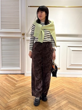 「Kassiopea（カシオペア）のアイテム」を使った、cocoさん（レディース・151cm）の冬コーディネート