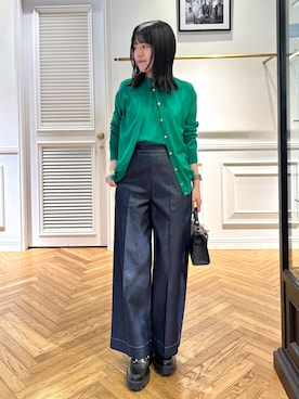 「AULENTTI（オウレンティ）のアイテム」を使った、cocoさん（レディース・151cm）の春コーディネート