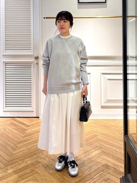 「AULENTTI（オウレンティ）のアイテム」を使った、cocoさん（レディース・151cm）の春コーディネート