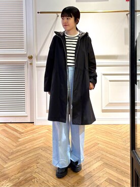 「AULENTTI（オウレンティ）のアイテム」を使った、cocoさん（レディース・151cm）の冬コーディネート